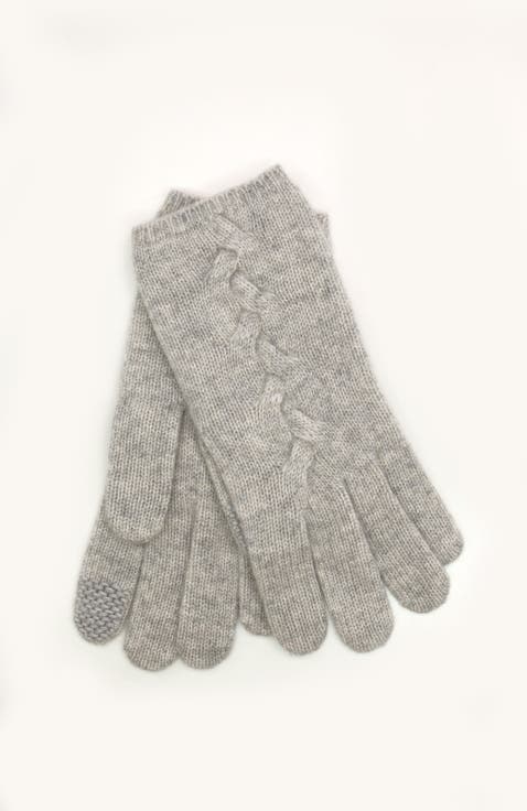 Cashmere tech gloves