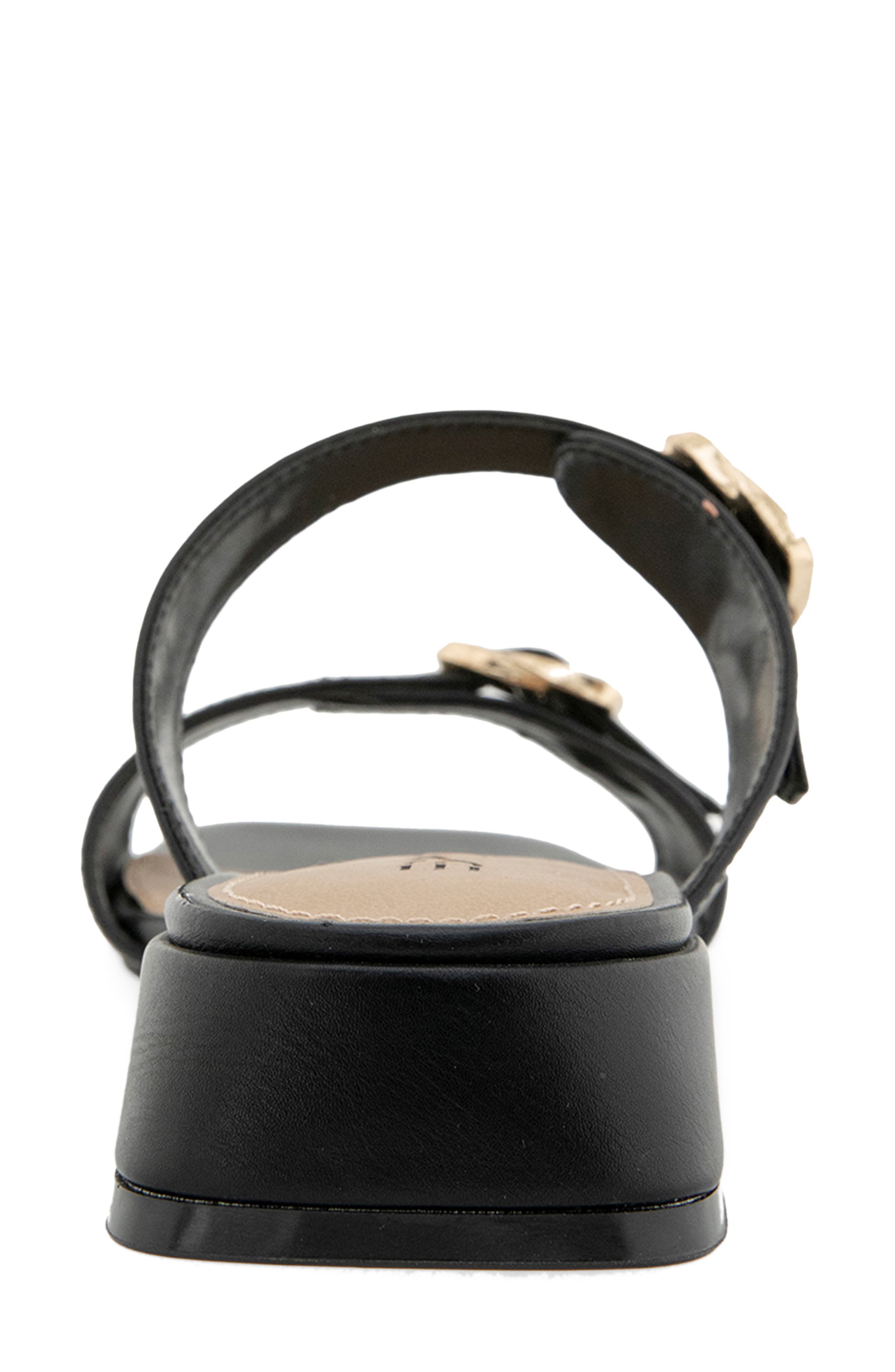 Esprit Megan Slide Sandal, Alternate, color, Black Pu