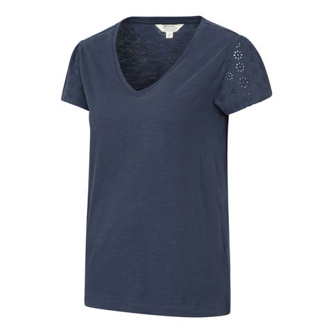 Malaga Broderie Sleeve T-Shirt