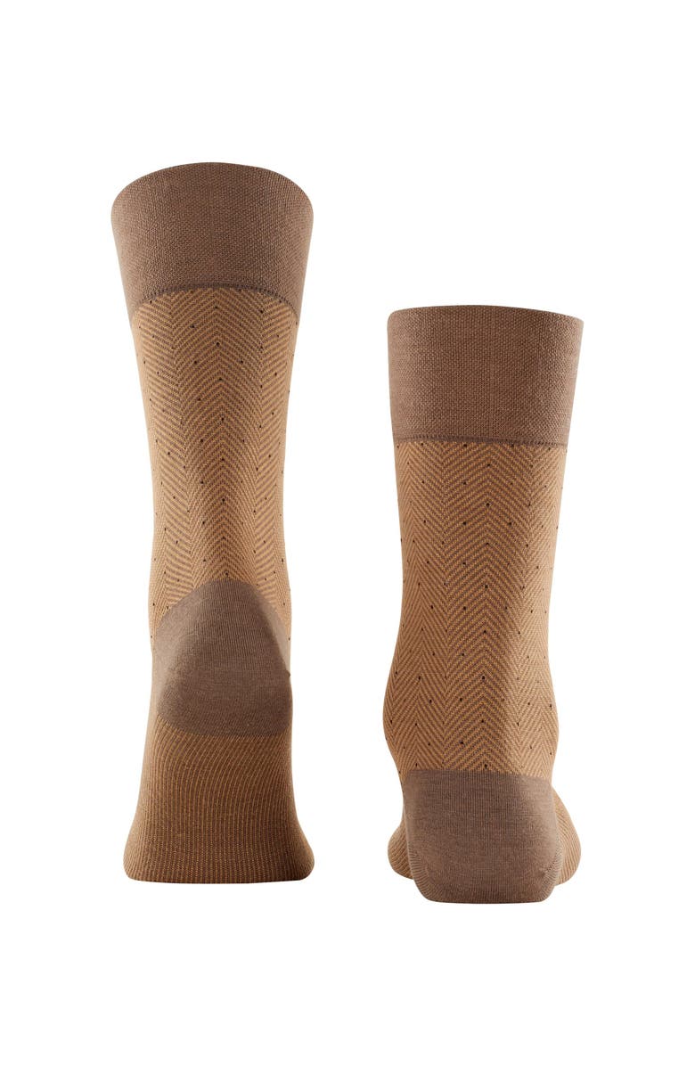 Falke Sensitive Herringbone Socks for Diabetics, Alternate, color, Hazel