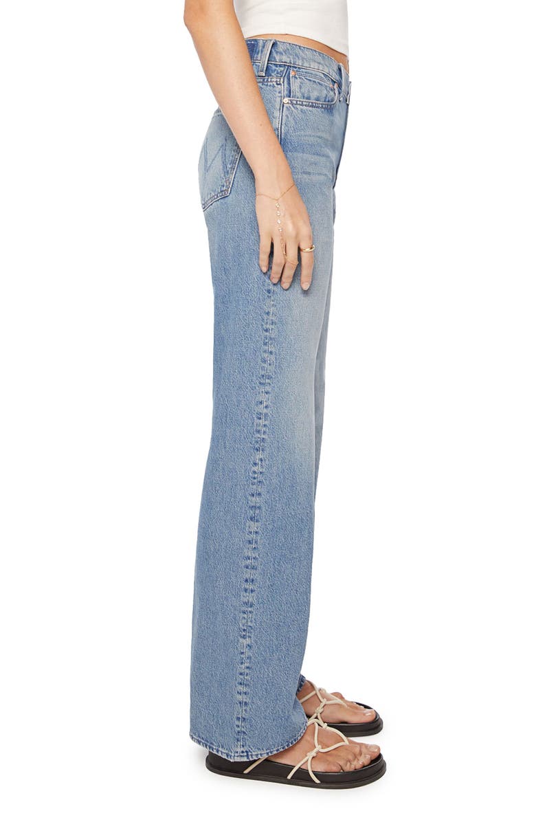MOTHER The Dodger Sneak Wide Leg Jeans, Alternate, color, Leap At The Chance