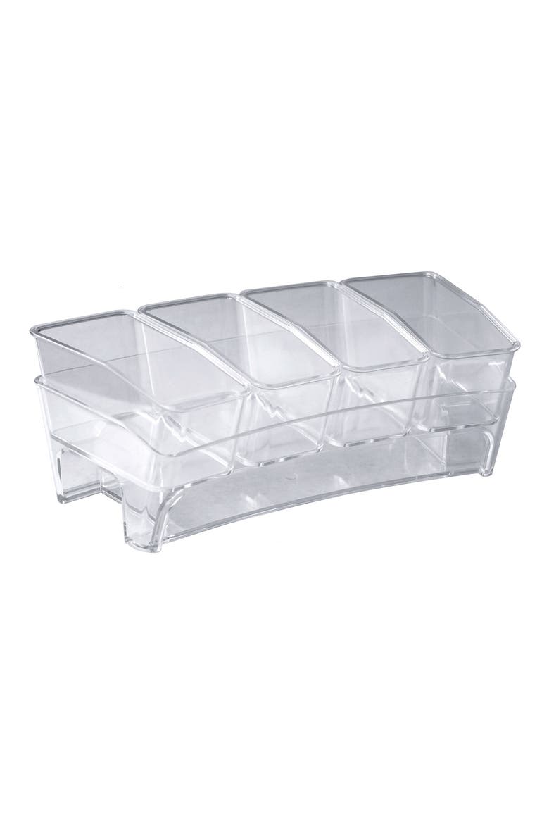 Condiment Bar On Ice, Main, color, CLEAR