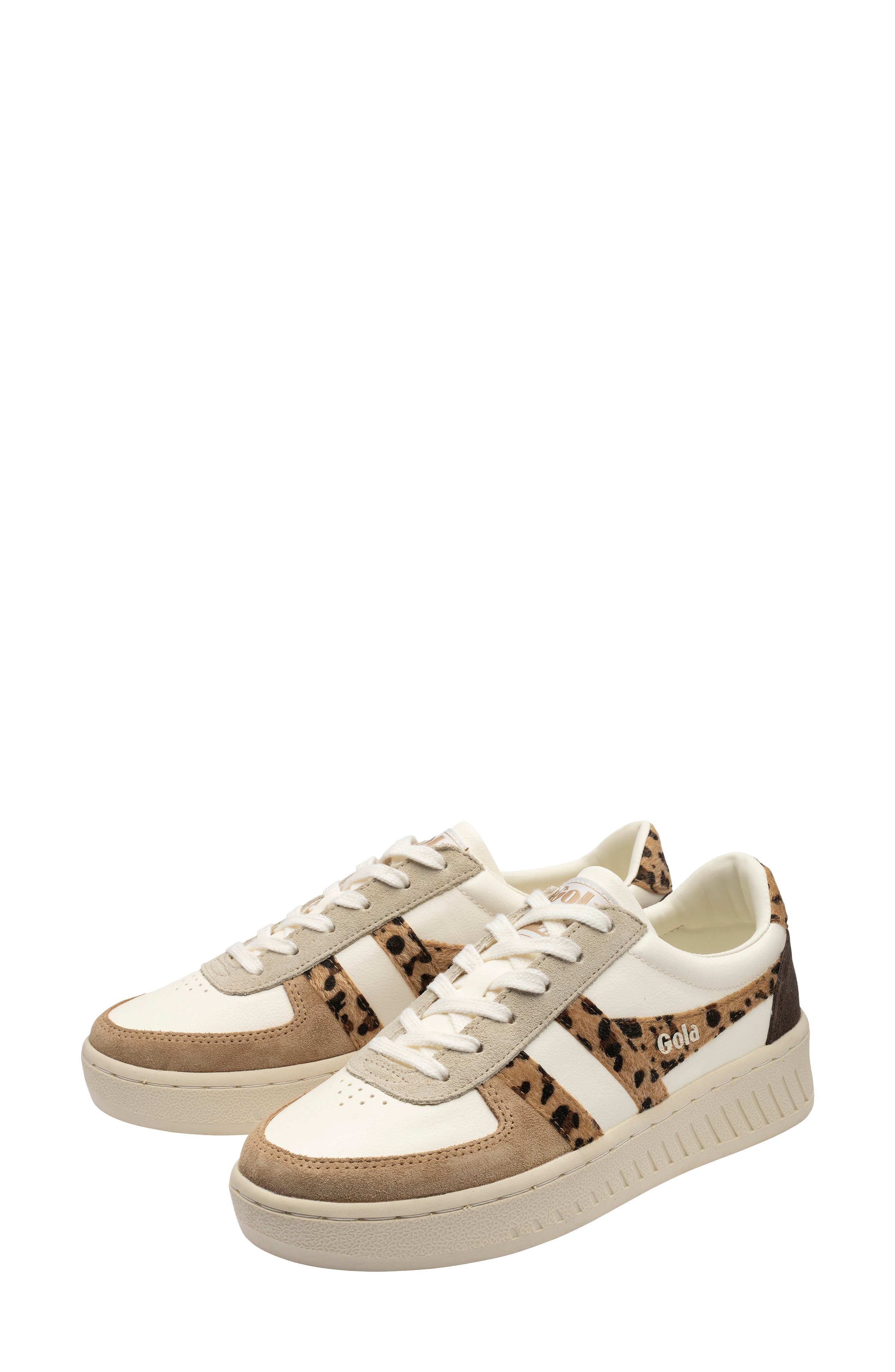 Grandslam Elite Sneaker, Alternate, color, OFF WHITE/LT CARA/LEOP/MOCHA