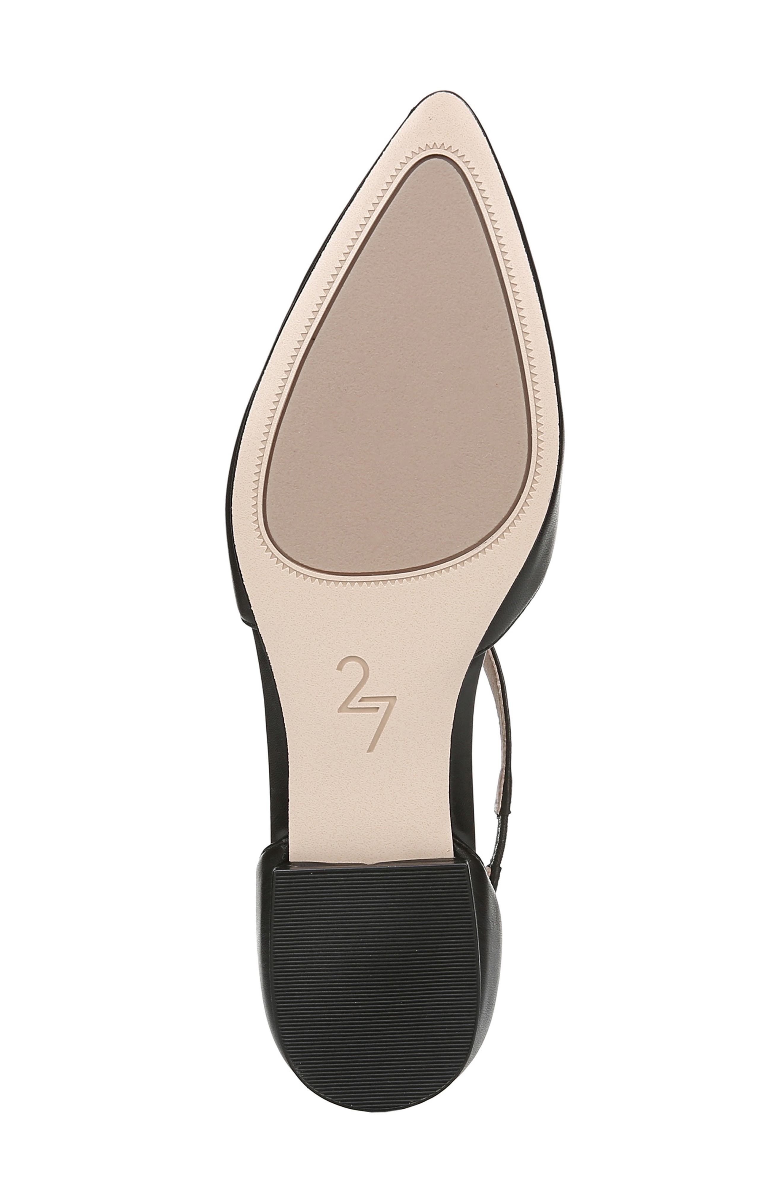 27 Edit Heather Flat, Alternate, color, BLACK LEATHER