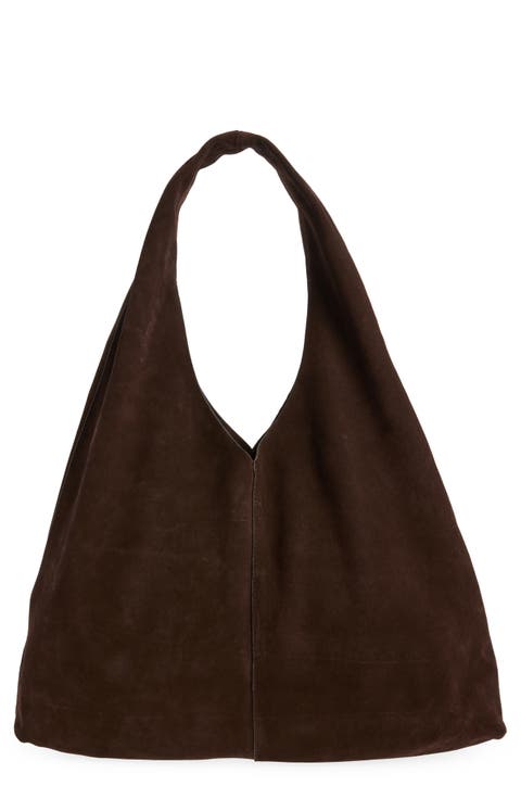 Joel Suede Shoulder Bag