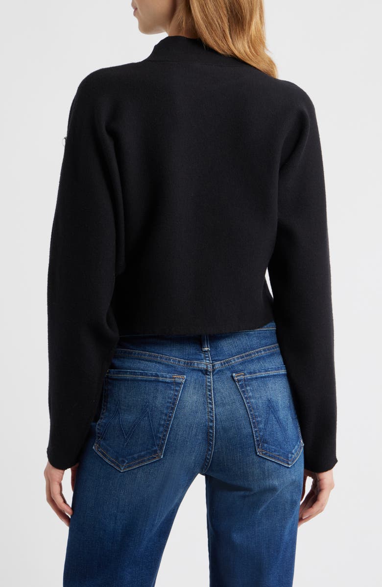 MANGO Inoxidab Studded Sweater, Alternate, color, Black