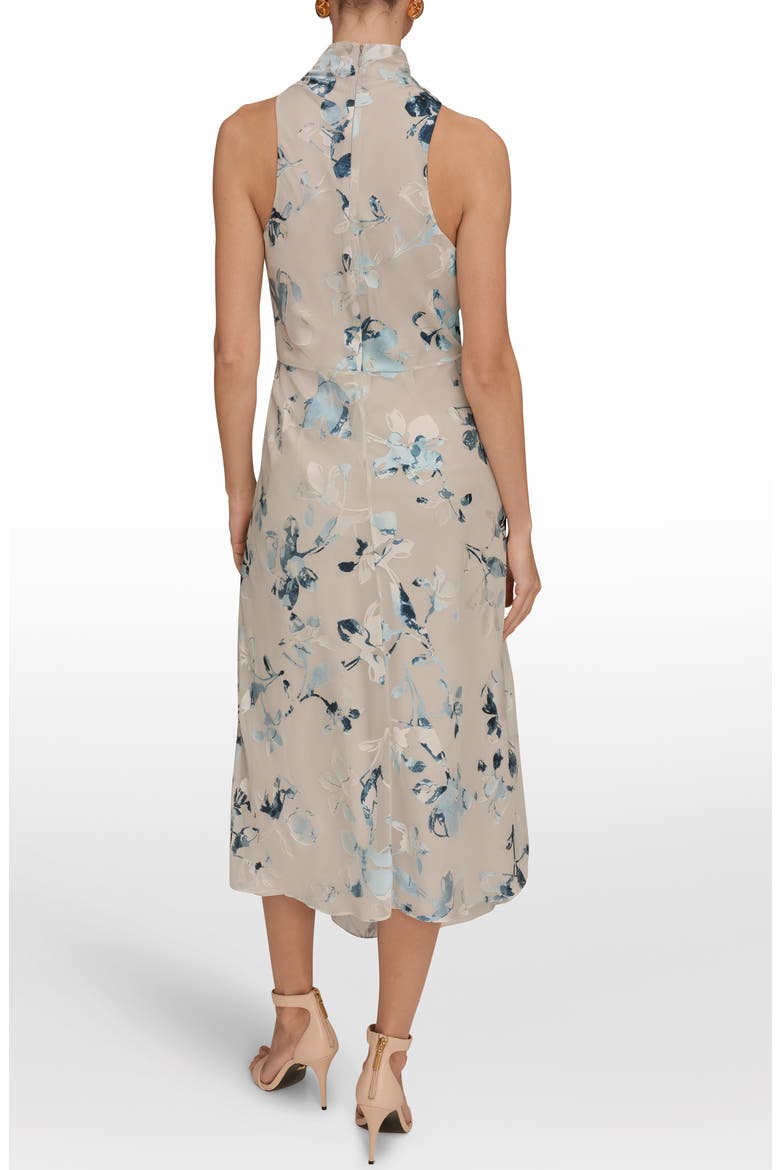 Floral Burnout Maxi Dress, Alternate, color, SEA MIST MULTI