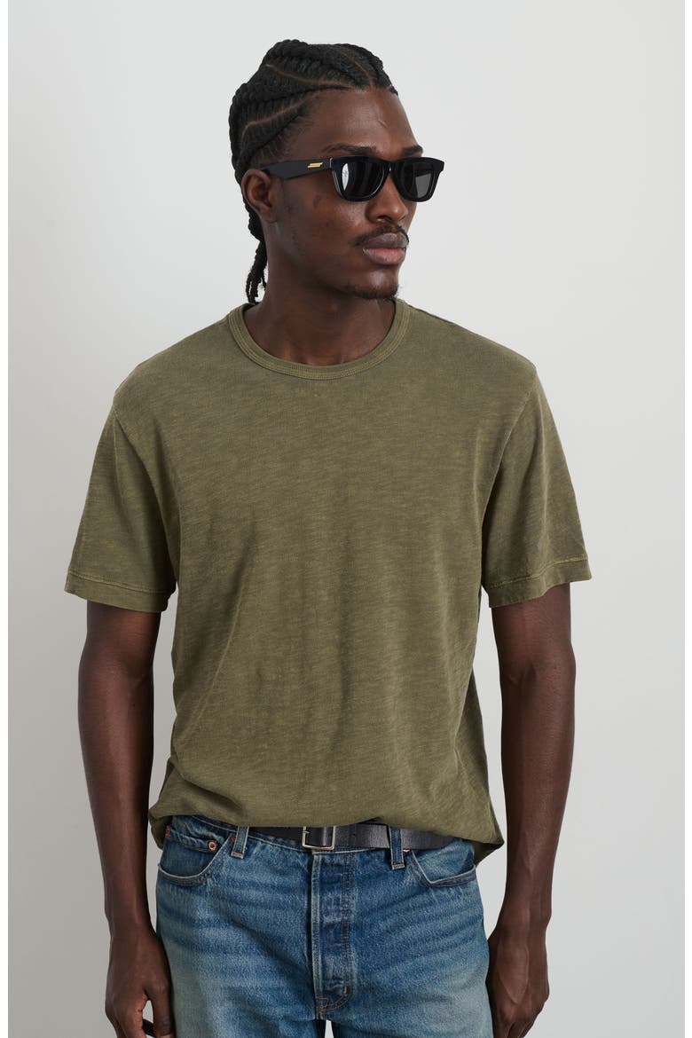 Standard Slub T-Shirt, Alternate, color, OLIVE GREY