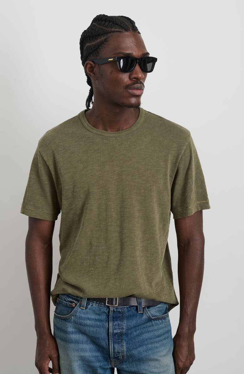 Alex Mill Standard Slub T-Shirt, Alternate, color, Olive Grey