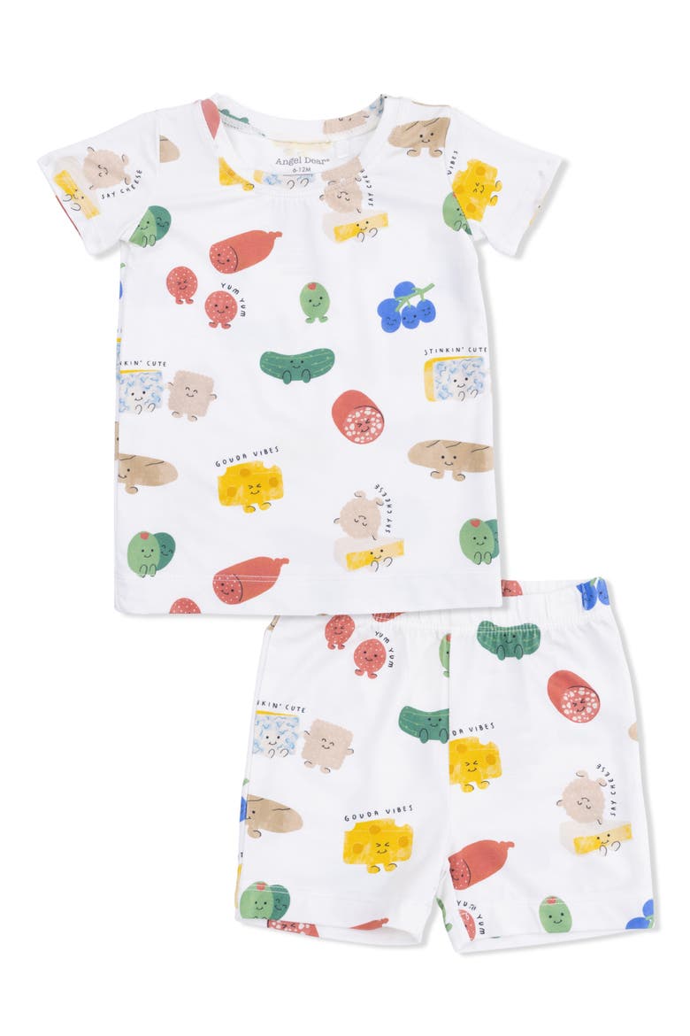 Charcuterie Cuties Top & Shorts Set, Main, color, IVORY