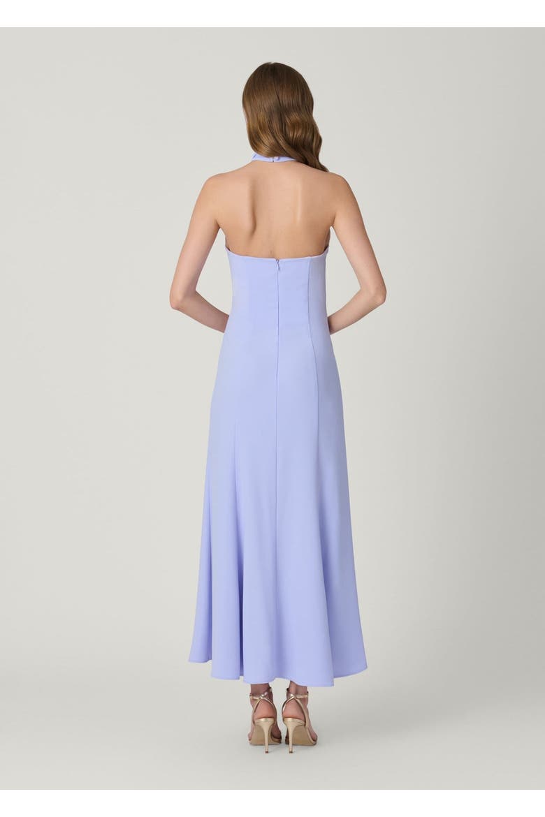 Midnight Keller Crepe Dress, Alternate, color, Lilac