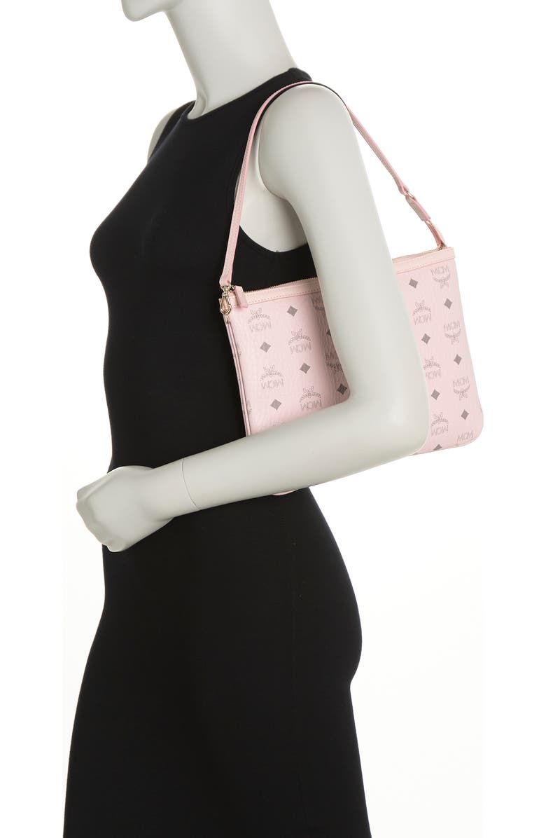 MCM Medium Aren VI Leather Shopper Tote Bag, Alternate, color,