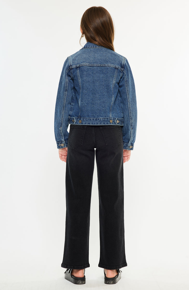KanCan Jen Denim Jacket, Alternate, color, Dark Wash