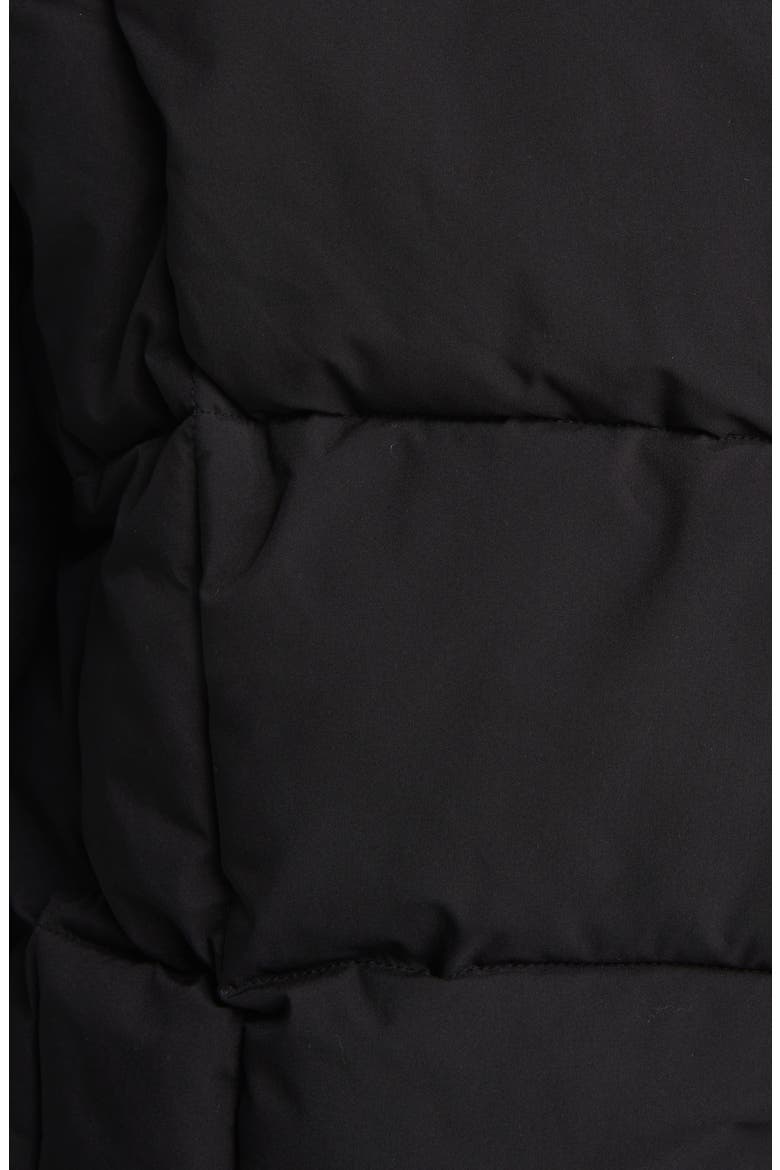 Hooded Puffer Coat, Alternate, color, BLACK