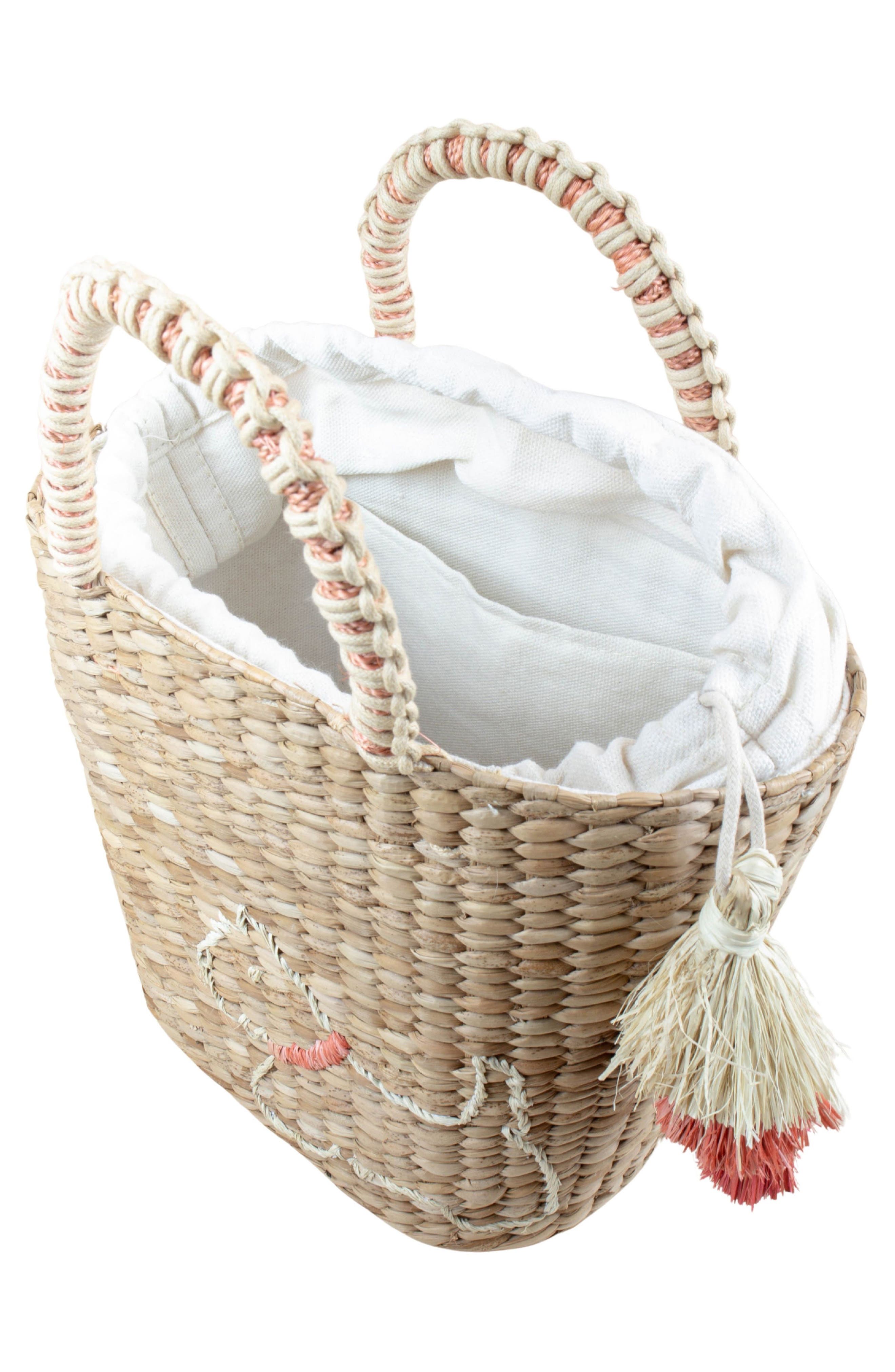 LIKHA Westie Embroidered Tote Bag, Alternate, color, Natural