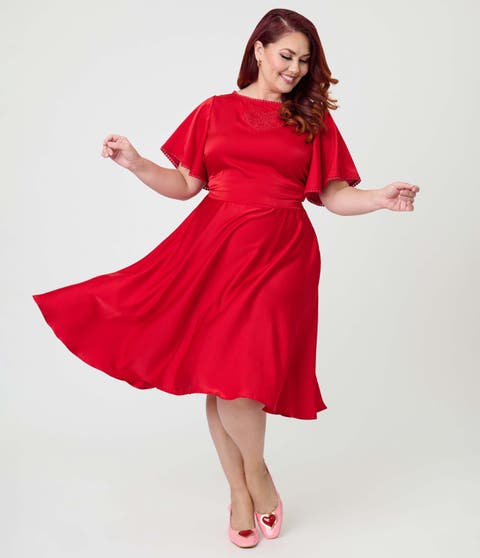 Plus Size 1930s Swing Dress