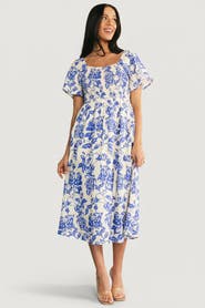 Baltic Børn Dolores Smocked Midi Dress
