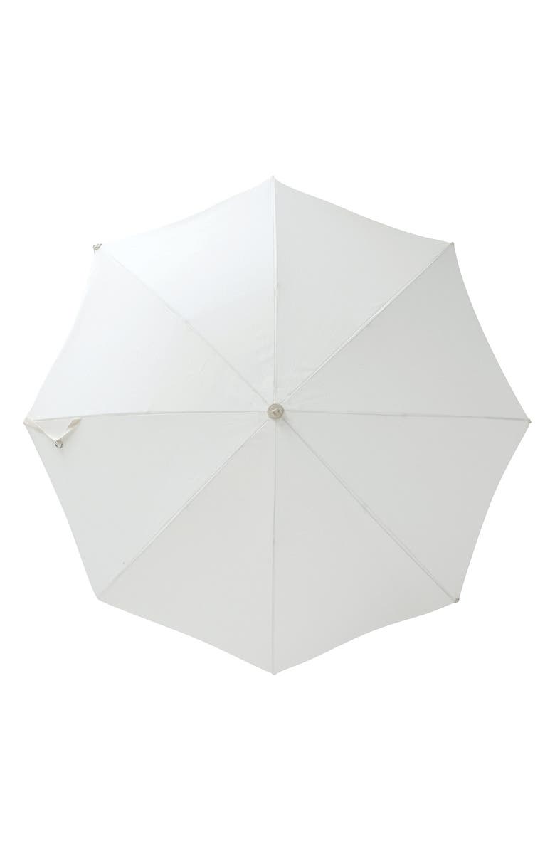 BUSINESS AND PLEASURE CO Premium Beach Umbrella, Alternate, color, Antique White