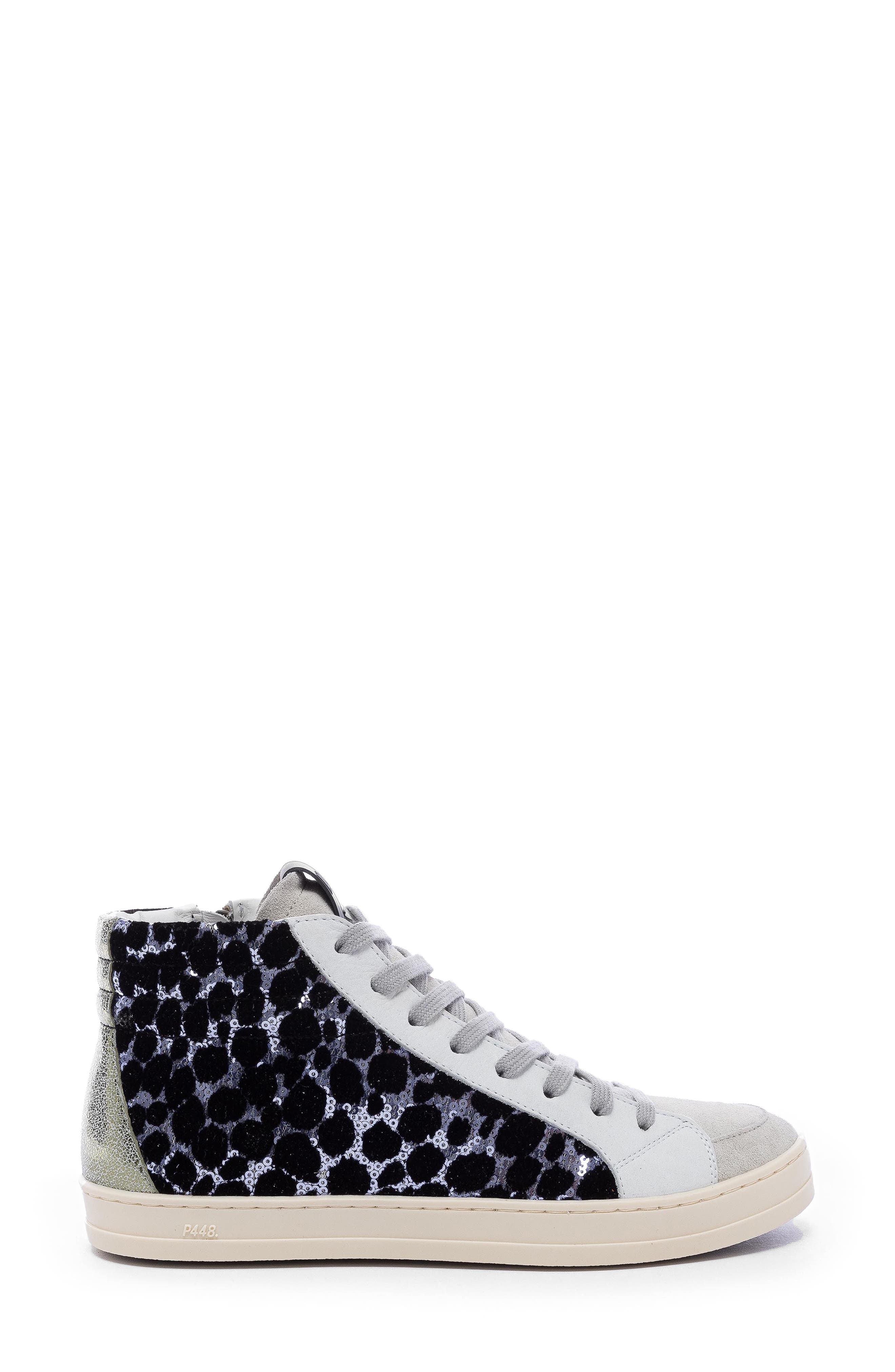 P448 Skate High Top Sneaker, Alternate, color, Petit