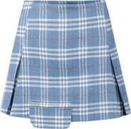 PCFG Linen Blend Free Heaven Pleated Mini Skirt