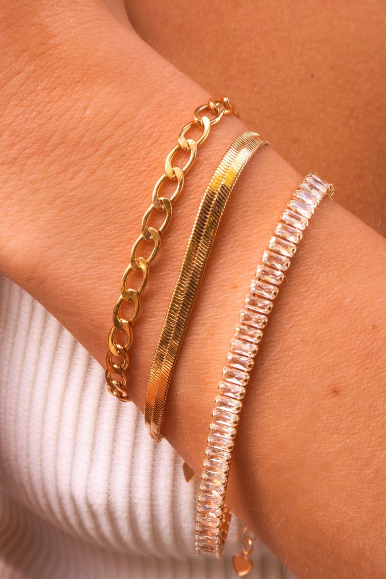 Bellini Bracelet, Alternate, color, Gold