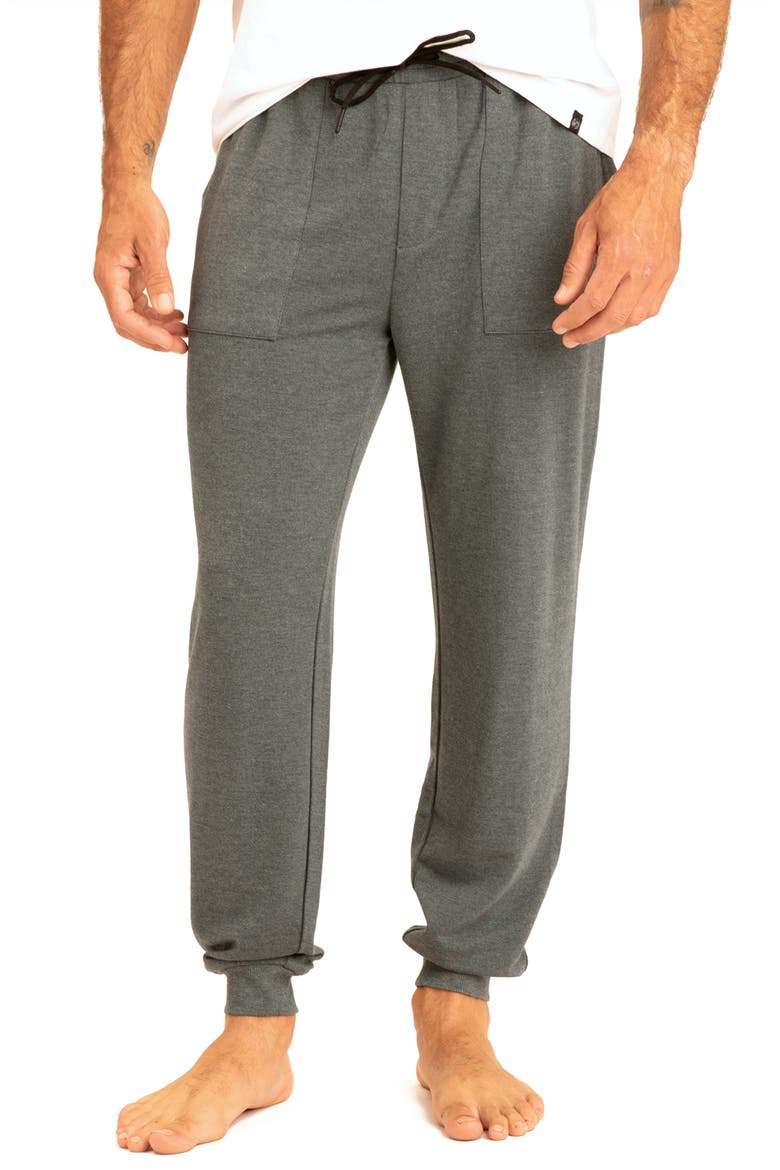 Pierce Patch Pocket French Terry Joggers, Main, color, GUNMETAL