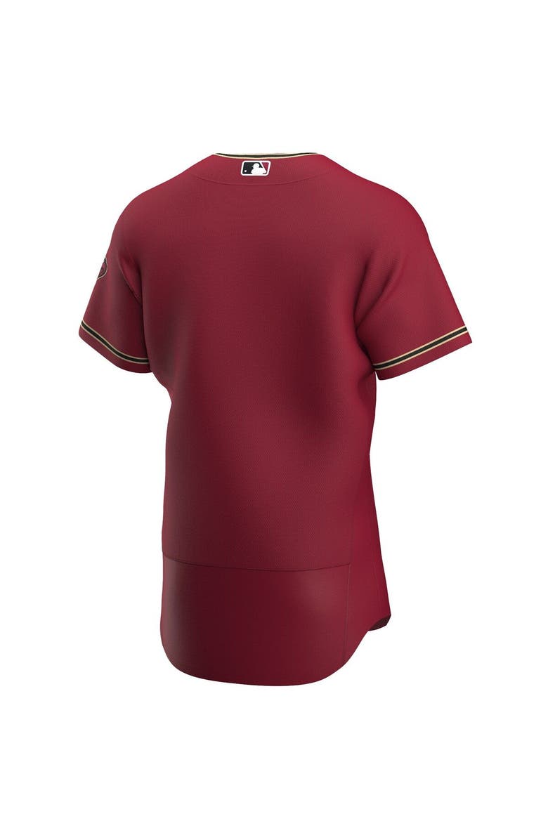 Nike Men's Nike Crimson Arizona Diamondbacks Alternate Authentic Team Jersey, Alternate, color, 