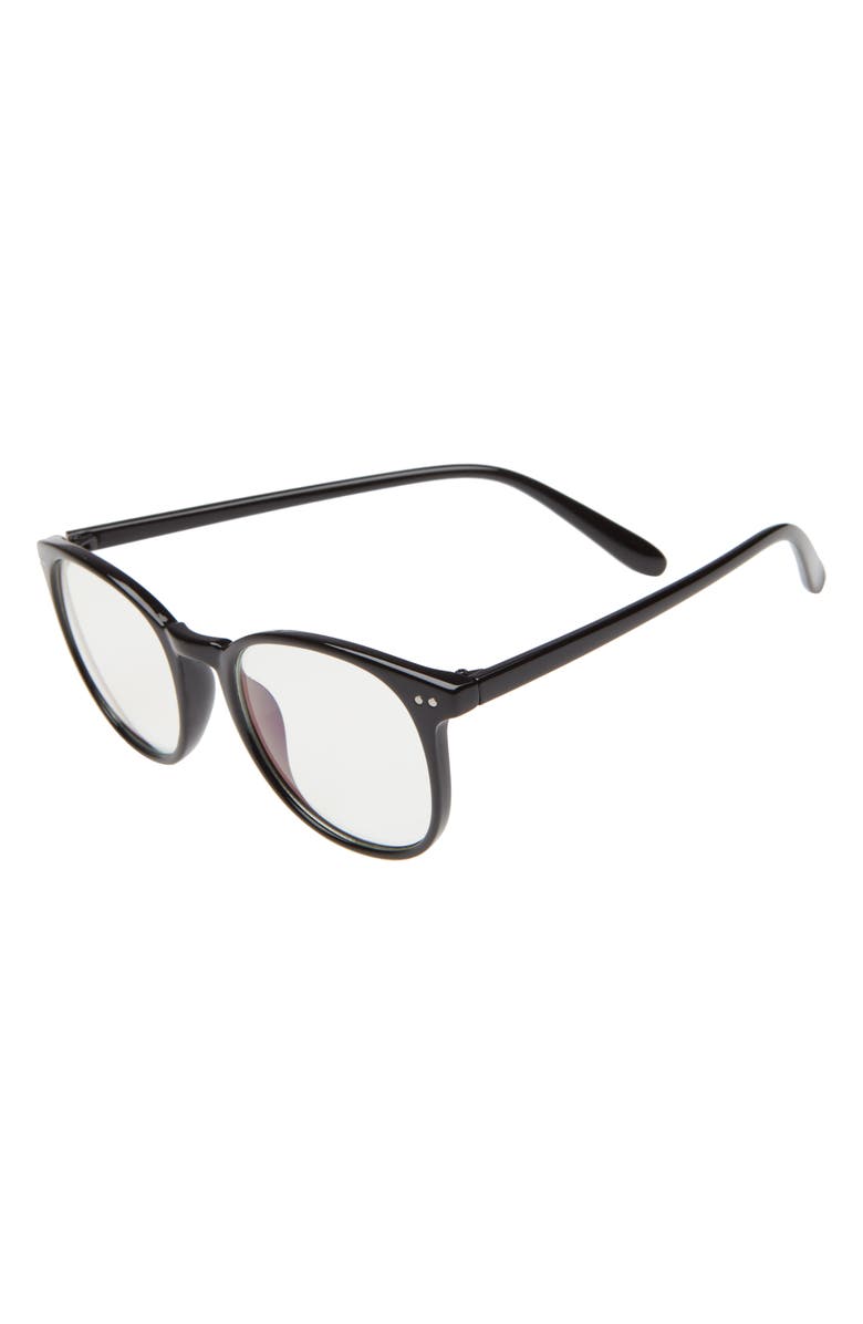 BP. 49mm Round Blue Light Blocking Glasses, Alternate, color,