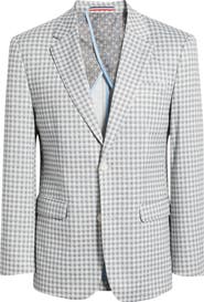 DANIEL HECHTER DH-XTENSION Modern Fit Gingham Check Stretch Sport Coat