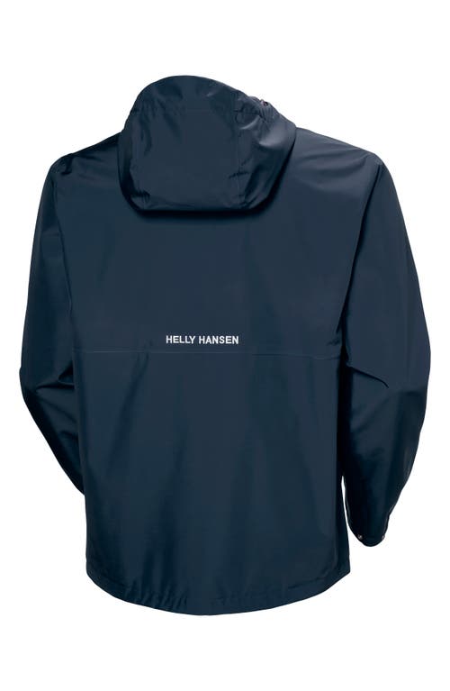 Helly Hansen Sandoy Rain Jacket In Navy