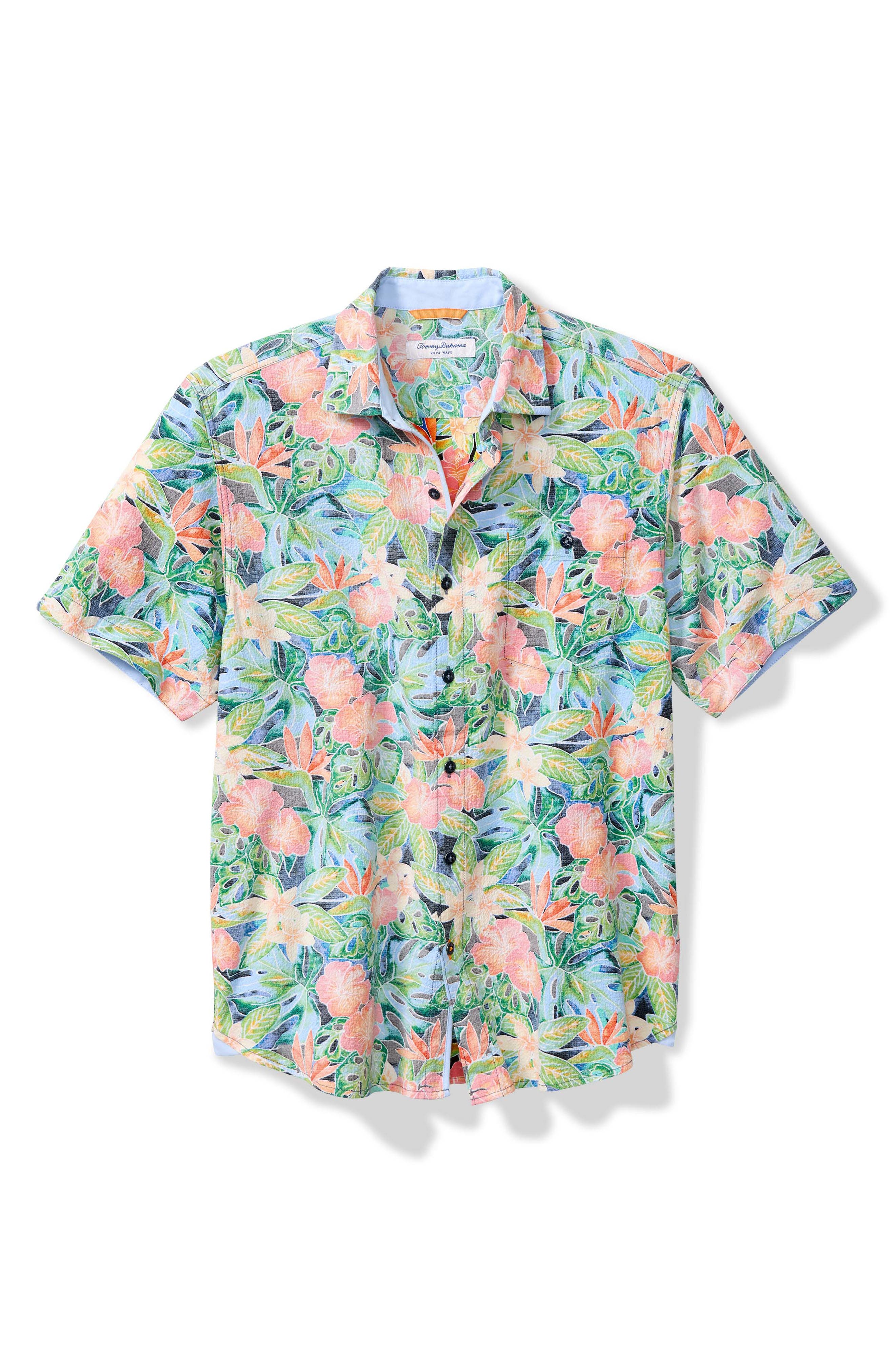 Tommy Bahama Nova Wave Jungle Party Short Sleeve Button-Up Shirt