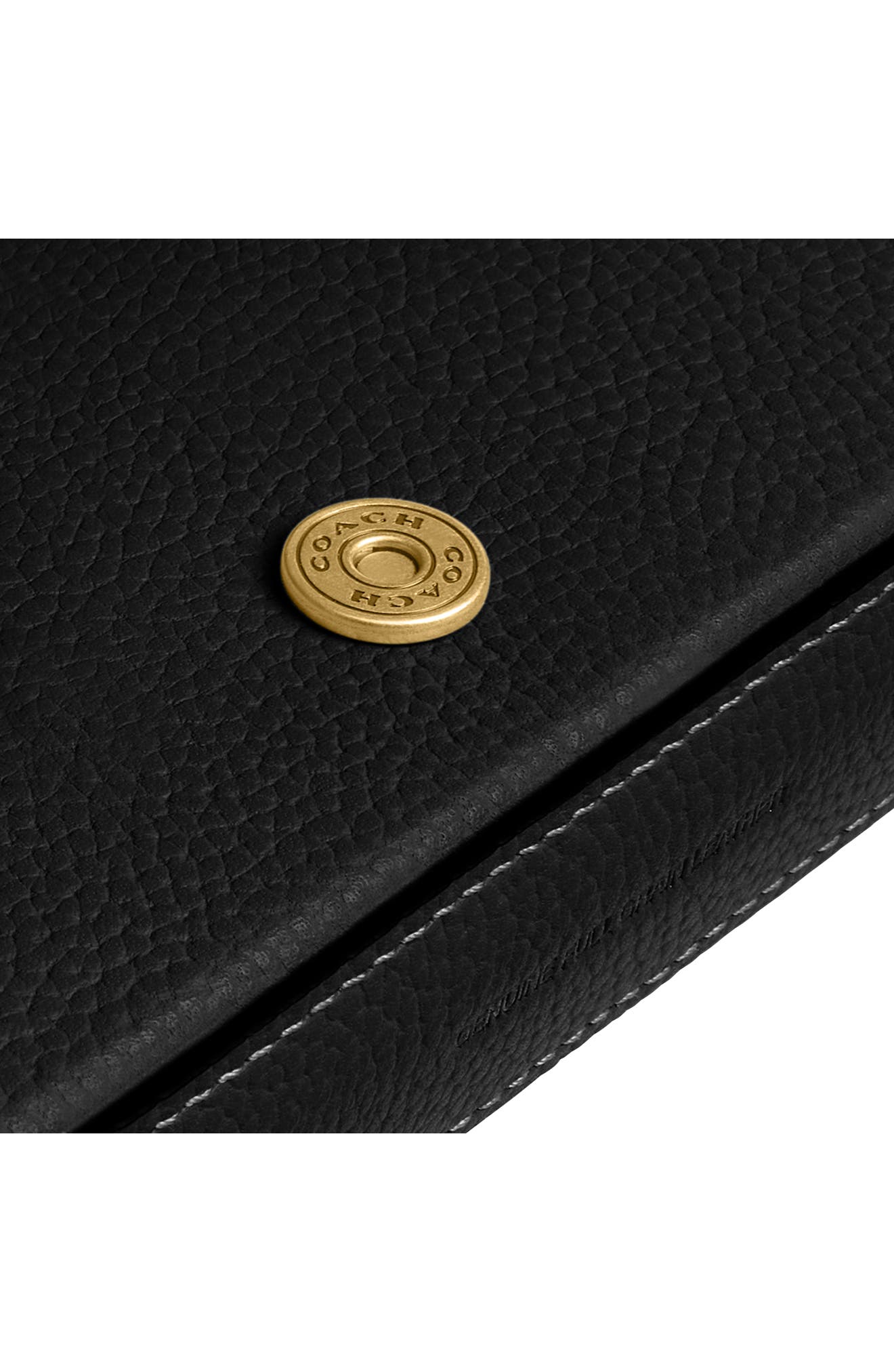 COACH Essential Polished Pebble Leather Crossbody Bag, Alternate, color, 