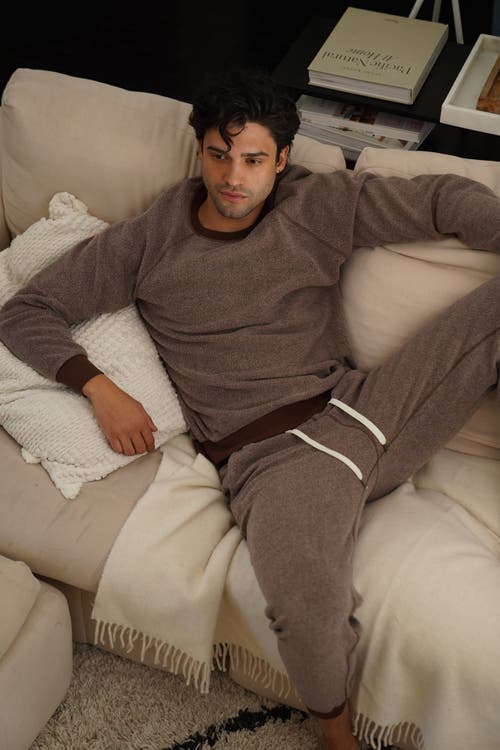 Feat Unisex Blanketblend Crewneck In Pinecone