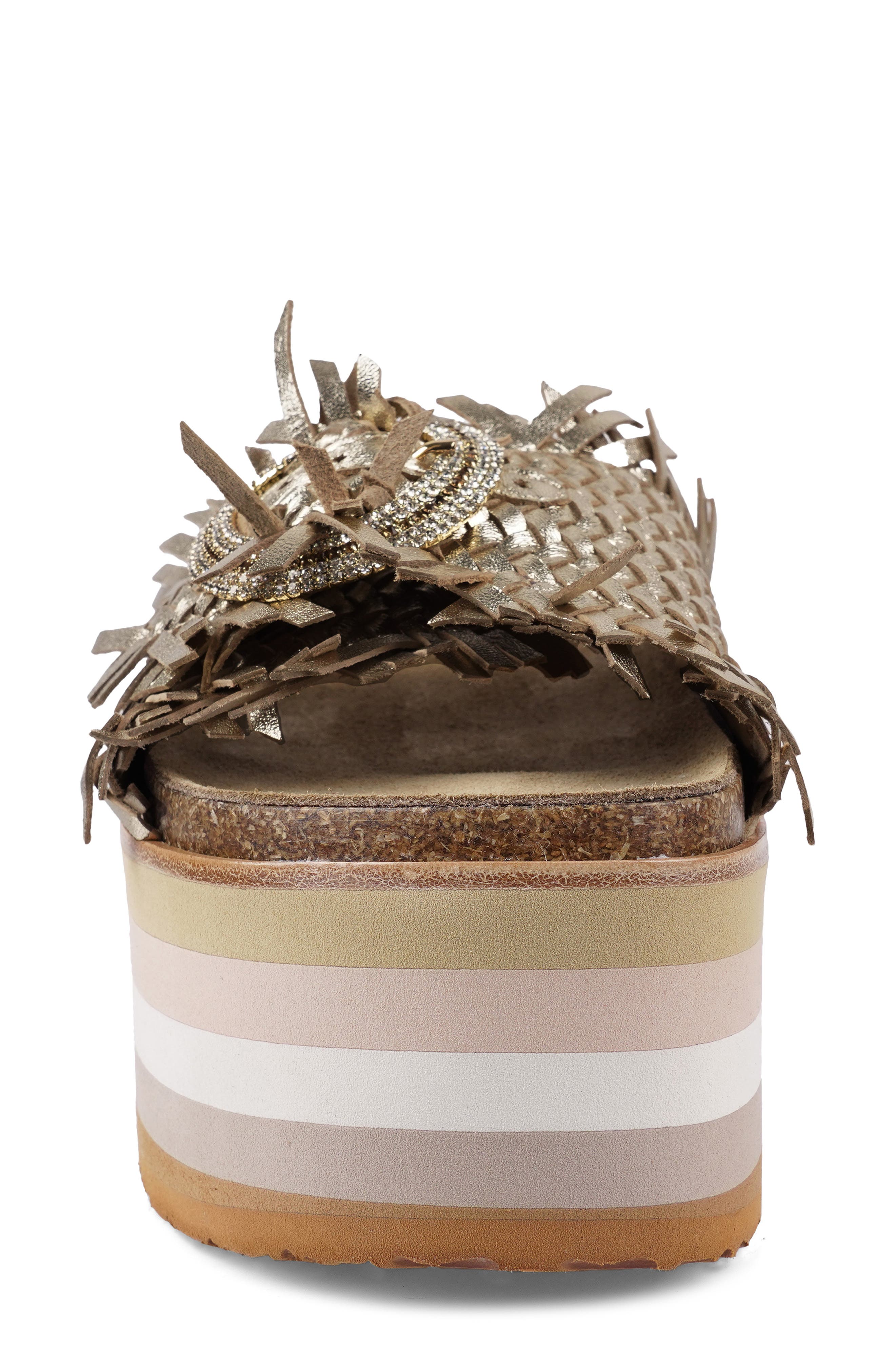 ZIGI Karinna Platform Sandal, Alternate, color, Gold