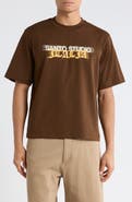 SANTO STUDIO Italia Drappo Boxy Fit Cotton Graphic T-Shirt