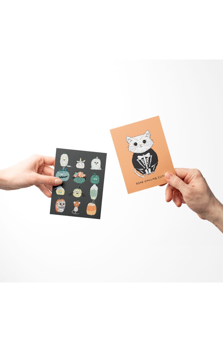 Ramus & Co Hello Cutie, Pumpkin Dress Up, Bone Chilling Fall/Autumn Greeting Card Pack Sets, Alternate, color, Multi-Pack