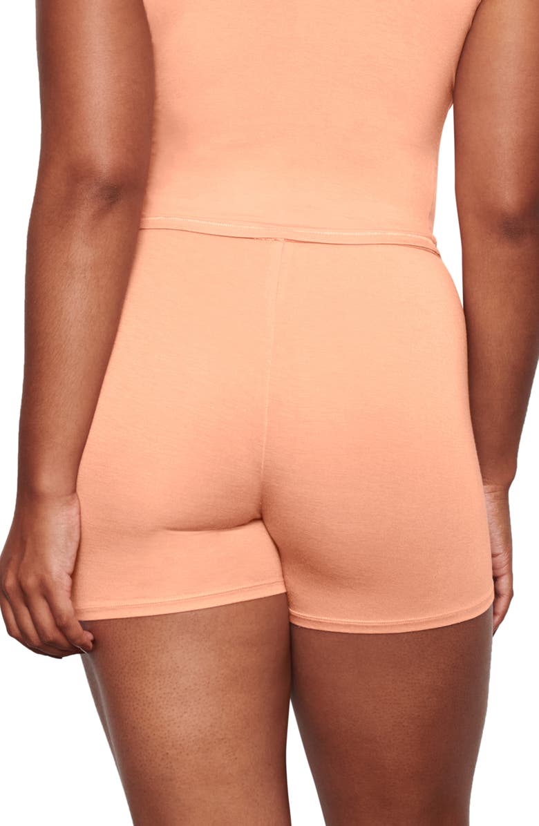 SKIMS Sleep Boxers, Alternate, color, Peach