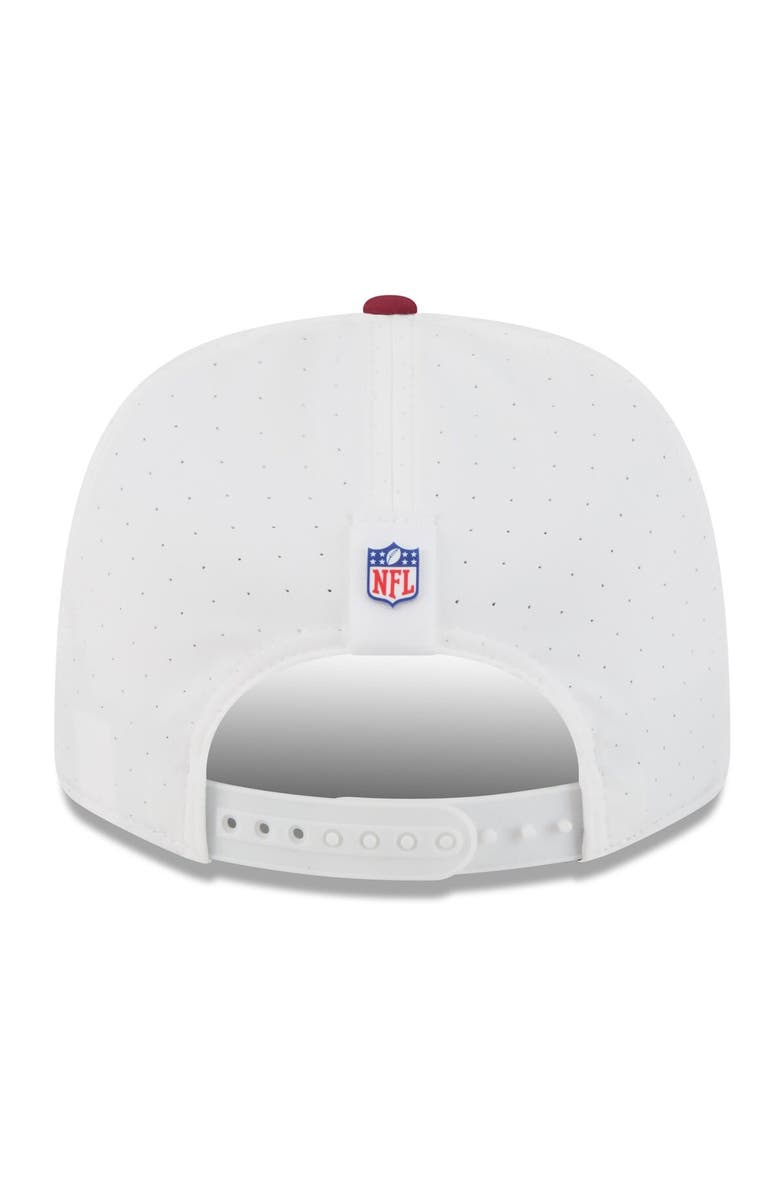 New Era Men's New Era  White/Burgundy Washington Commanders 2025 NFL Training Camp 9SEVENTY Adjustable Hat, Alternate, color, White