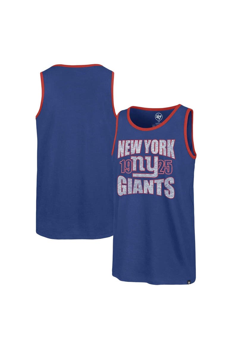 Men's '47 Royal New York Giants Upload Franklin Tank Top, Alternate, color, Royal