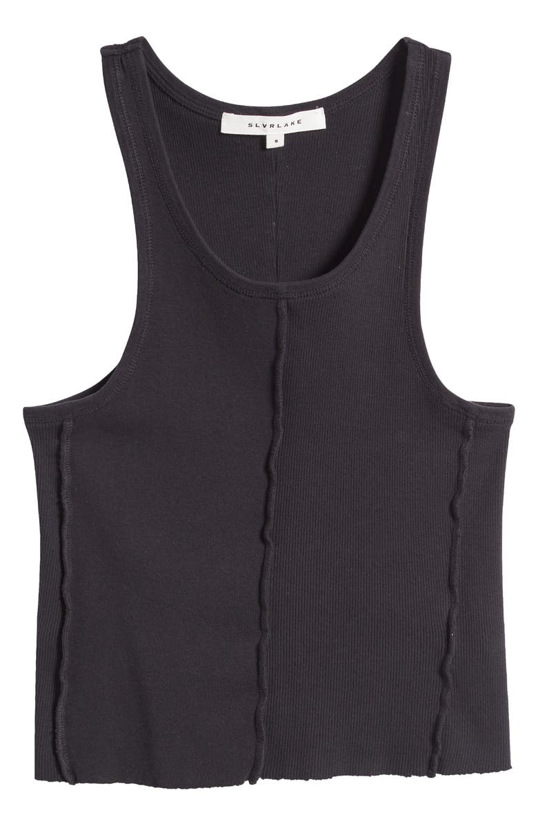 SLVRLAKE Re-Work Raw Hem Tank, Alternate, color,