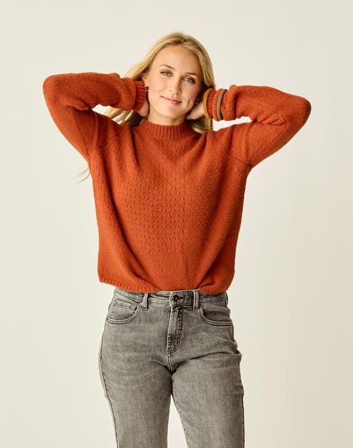 Carve Designs Monroe Stitched Sweater In Brown