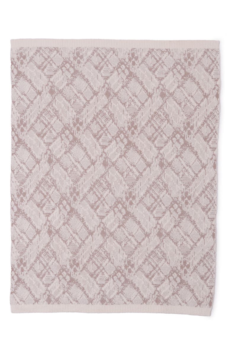 Barefoot Dreams<sup>®</sup> CozyChic<sup>®</sup> Graphic Texture Throw Blanket, Main, color, Cream-Taupe