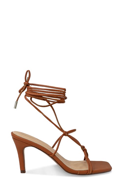 Chase & Chloe Chase And Chloe Knotted Ankle Wrap Sandal