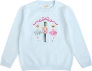 Sweet Wink Nutcracker Embroidered Christmas Sweater