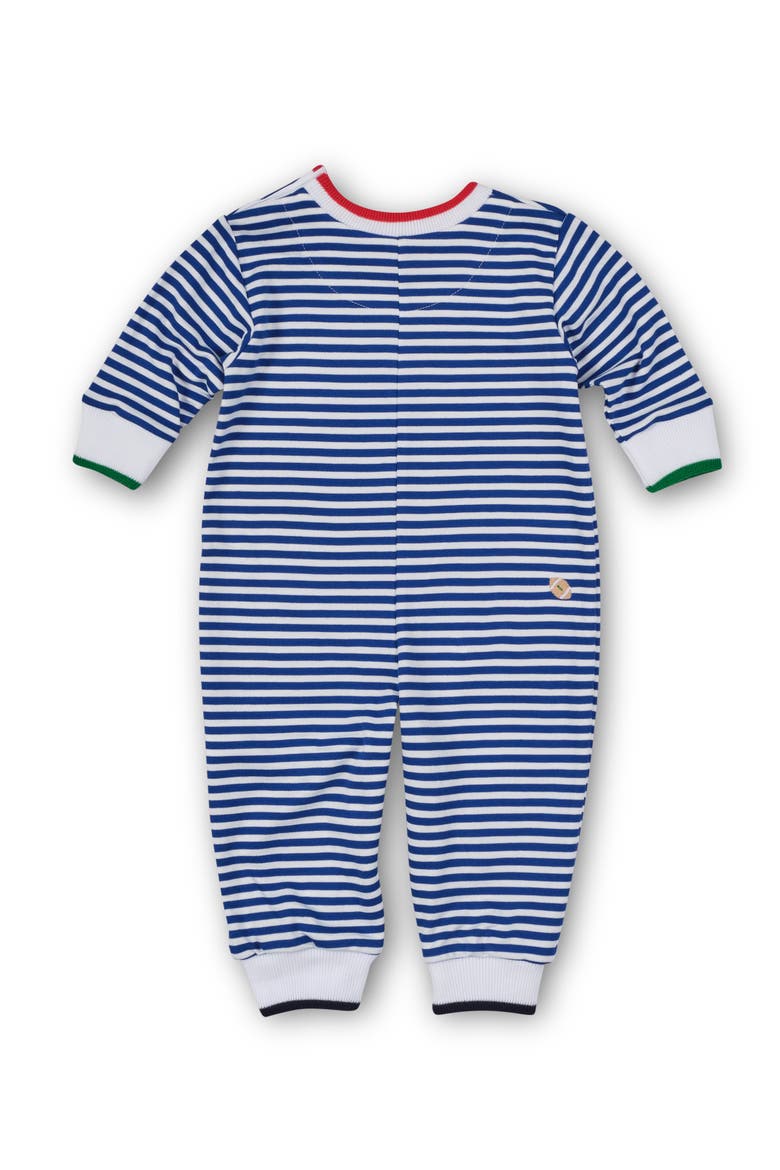 Stripe Knit Longall With Emb Sport Balls, Alternate, color, Royal Stripe
