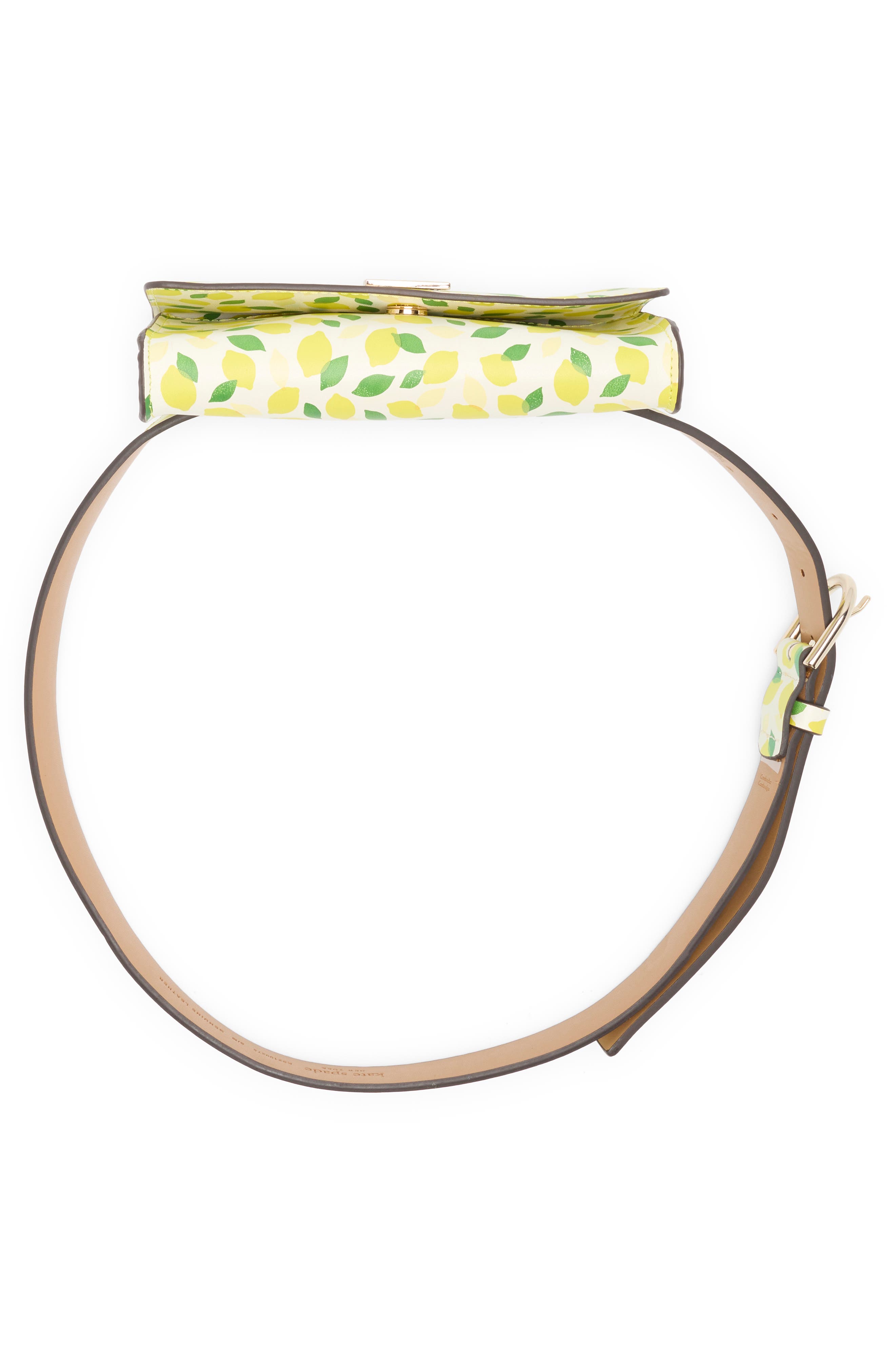 Kate Spade New York lemon toss belt bag, Alternate, color, 