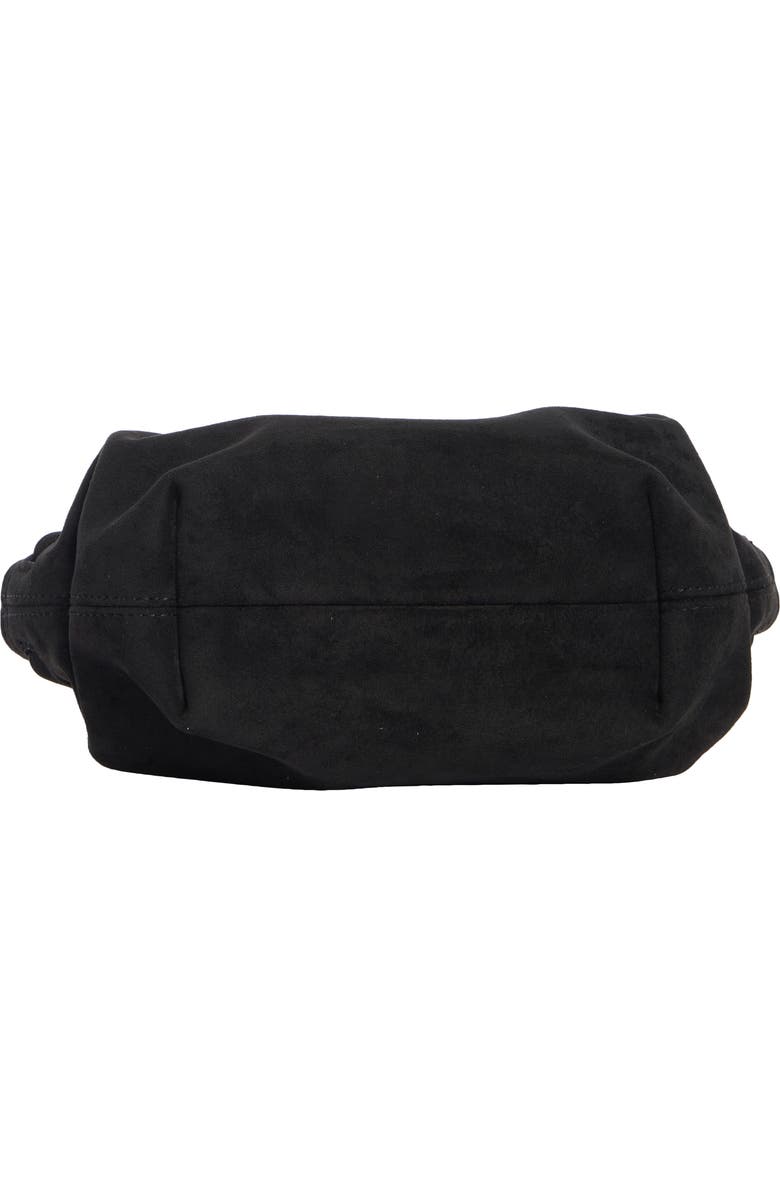 URBAN EXPRESSIONS HANDBAGS Faux Suede Crossbody Bag, Alternate, color, Black