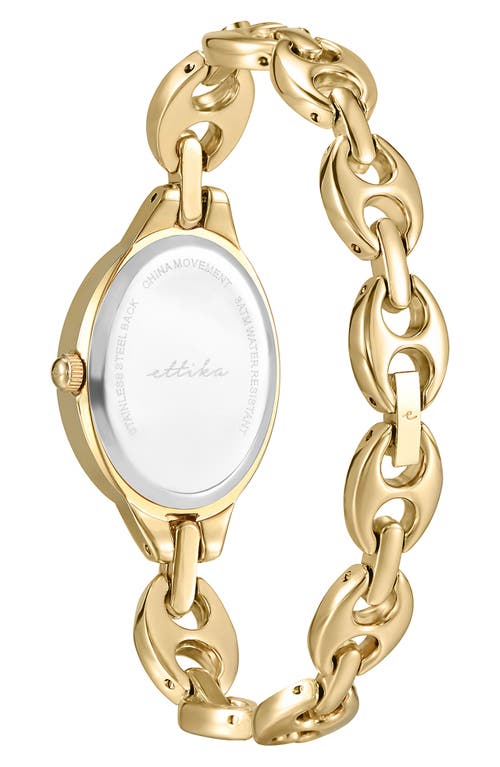 Ettika Oval Mariner Chain Watch In Gold