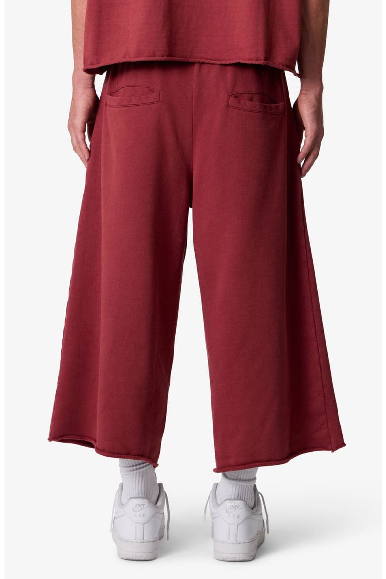 Extralong Sweat Shorts, Alternate, color, MAROON