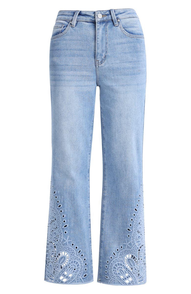 Bayeas High Waist Flare jeans, Alternate, color, Cloud Motion